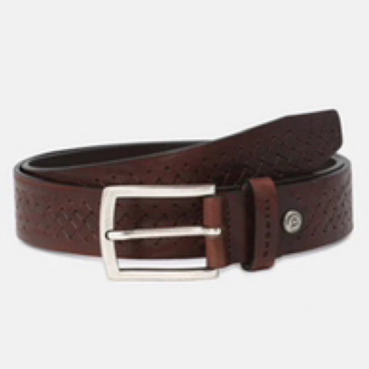 BUGATTI 137-40 Brown Plait Belt