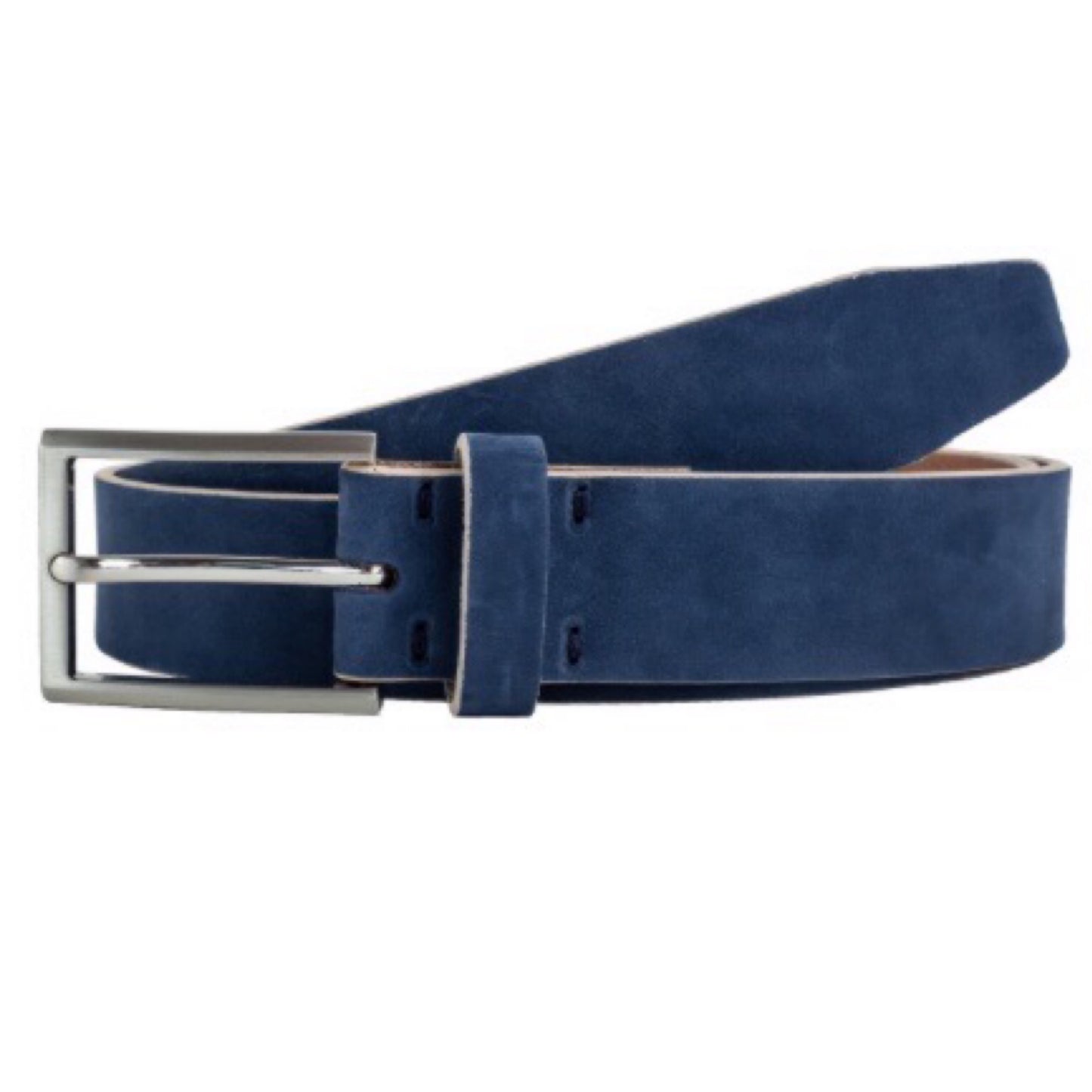 BUGATTI 139-505 Blue Suede Belt